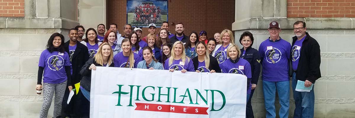 Highland Homes Volunteering at the Special Olympics